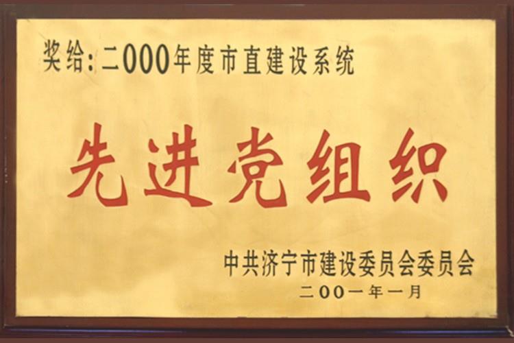 2000年先进党组织